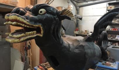 restauració de drac de Vilafranca restauració de drac de Vilafranca